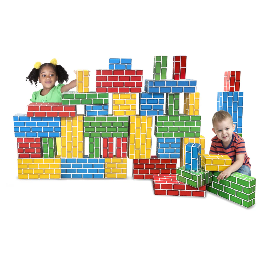 Easy-Stack Cardboard Blocks (40 Piece Set) - Image 2