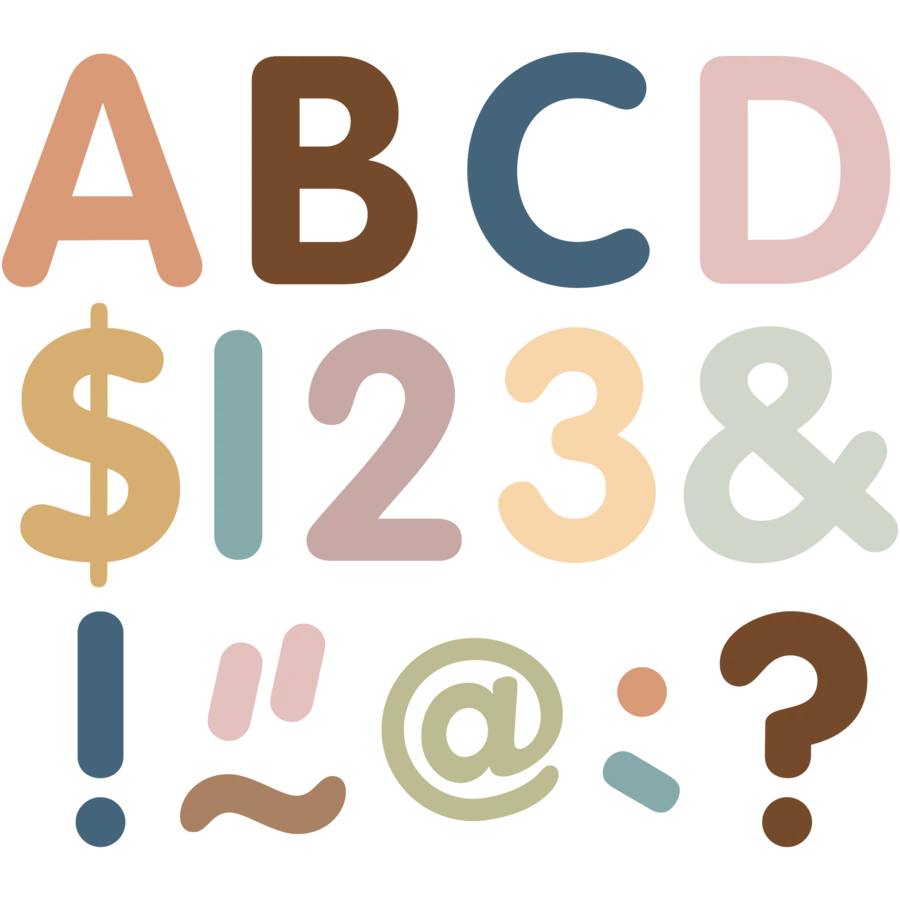 Everyone is Welcome 2in Classic Letters Uppercase Pack