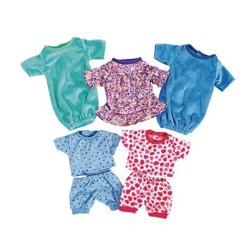 Excellerations Multi-Size Doll Sleepwear 10-12 inches