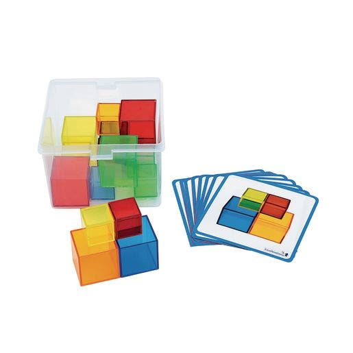Excellerations STEM Translucent Cubes with Activity Cards - Image 2