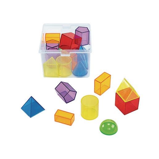 Excellerations STEM Translucent Matching Geo Solids - Image 2