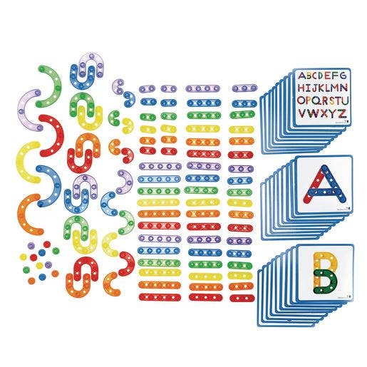 Excellerations Translucent Alphabet Construction Set 100 Pie - Image 4