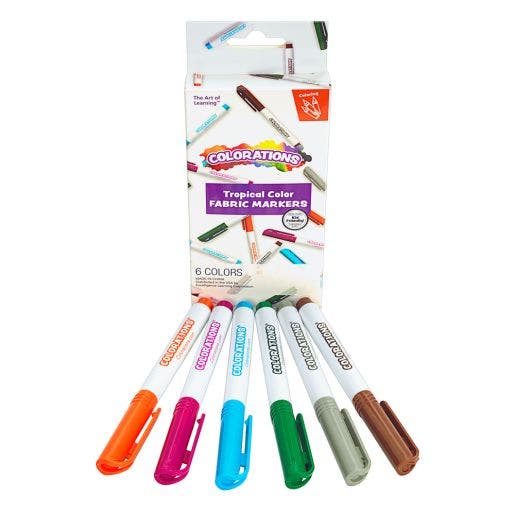 Fabric Markers 6 Colors - Image 2