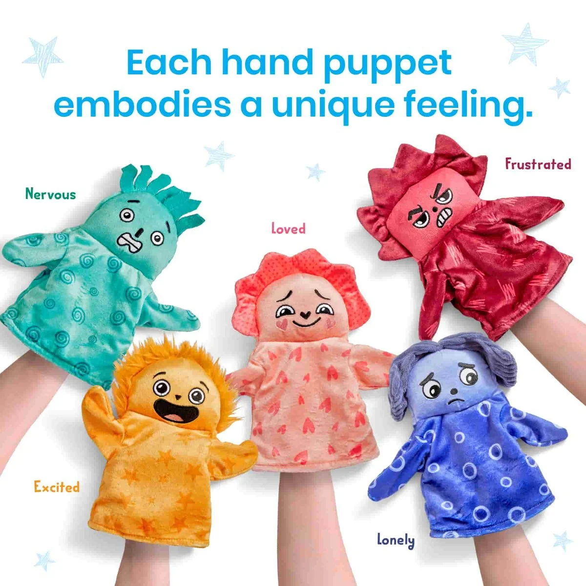 Feelings Family Hand Puppets - Image 4