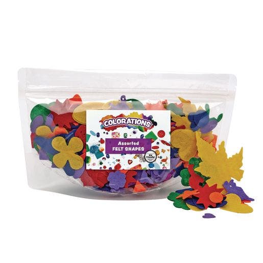 Felt Shapes 500 Assorted Pieces - Image 2