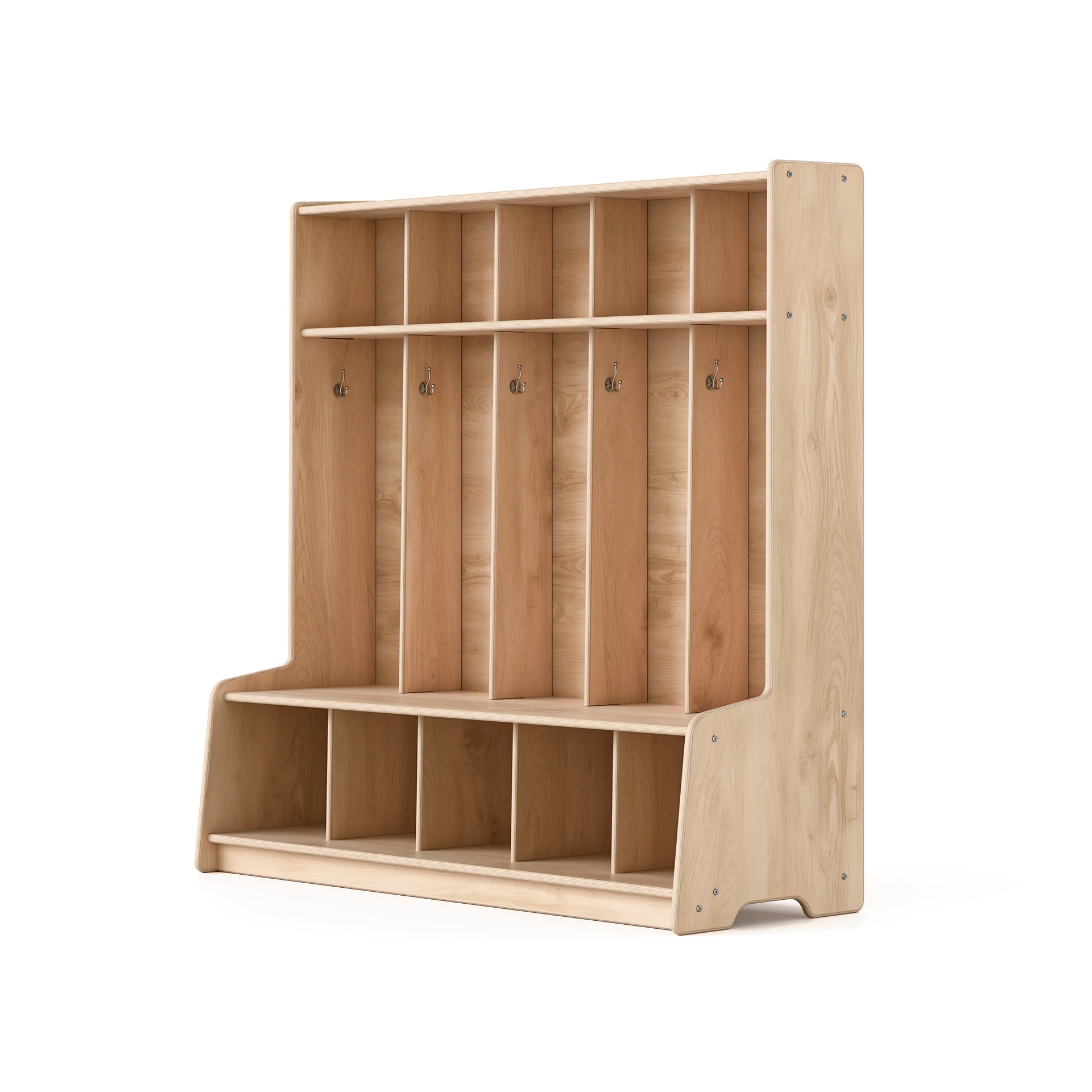 Five Section Cubbie Locker Childcare