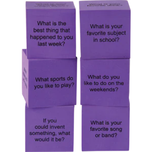 Foam Conversation Cubes