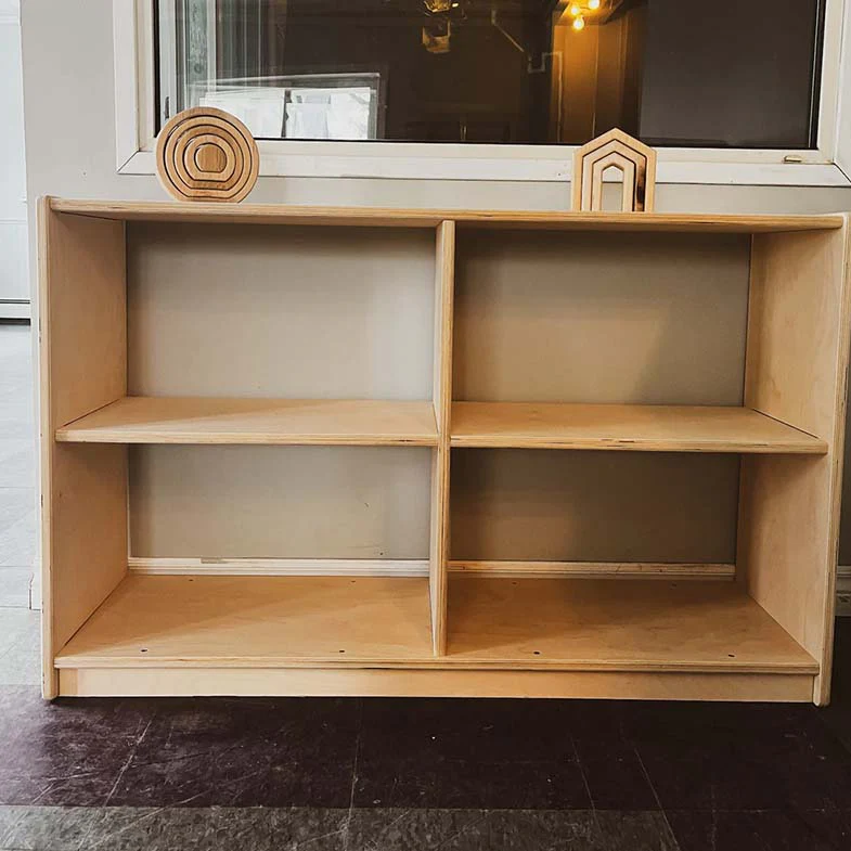 Foundation Long Horizontal Four Section One Shelf w/Vertical Dividers 48 x 30 - Image 3