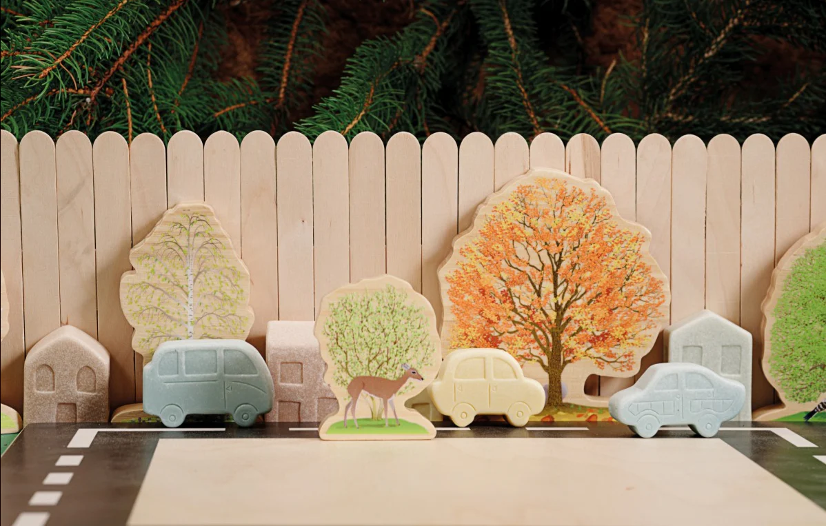 Four Seasons Trees Wooden Play Sets - Image 4