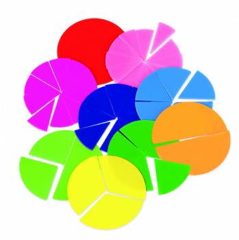 Fraction Circles Opaque 51pcs - Image 2