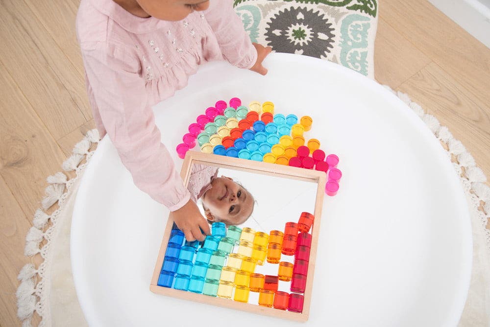 Gem Circle Mirror Tray - Image 3