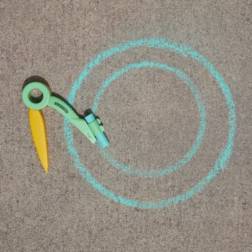 Giant Chalk Circle Compass 1 pc - Image 2