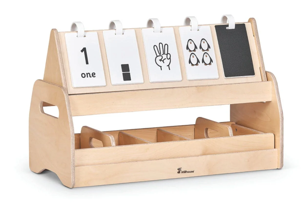 Giant Wooden Flip with Stand and Sorting Tray