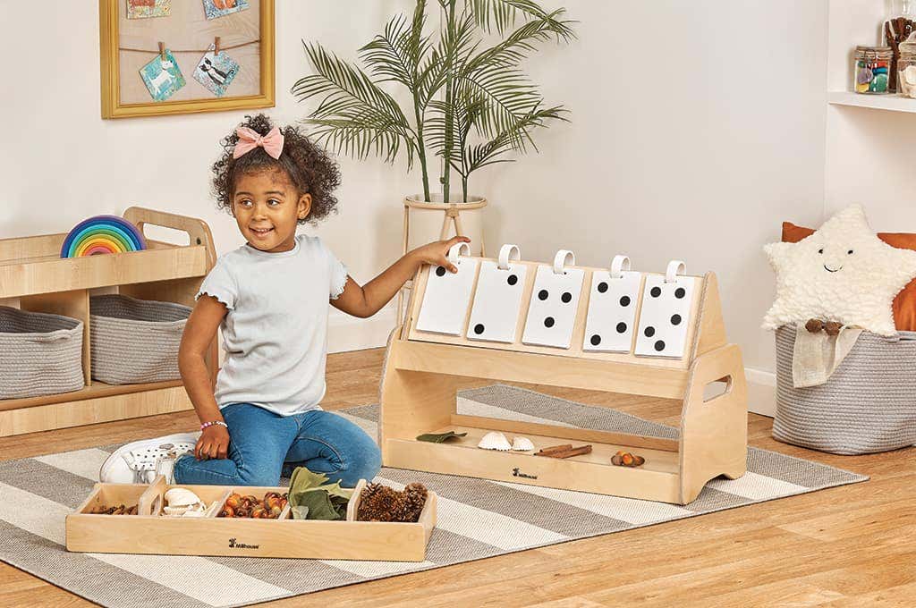 Giant Wooden Flip with Stand and Sorting Tray - Image 2
