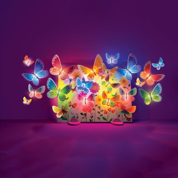 Glow 3D Butterfly Canvas - Image 3