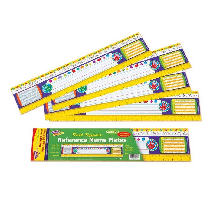 Gr 2-3 Desk Toppers Reference Name Plates - Image 3