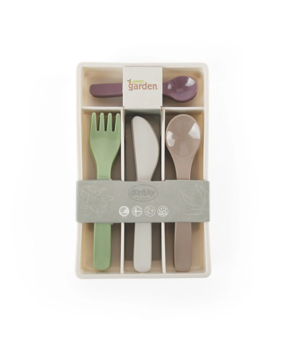 Green Garden Cutlery Set 17 pcs - Image 3