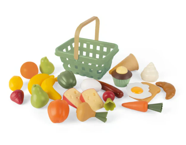 Green Garden Grocery Basket Set 25 pc