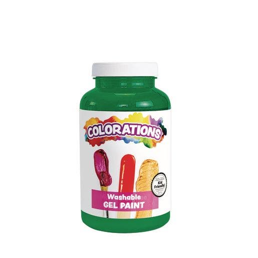 Green Washable Gel Paint 16Oz