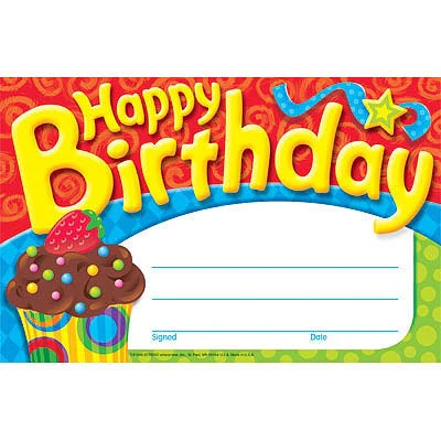 Happy Birthday Bake Shop Award