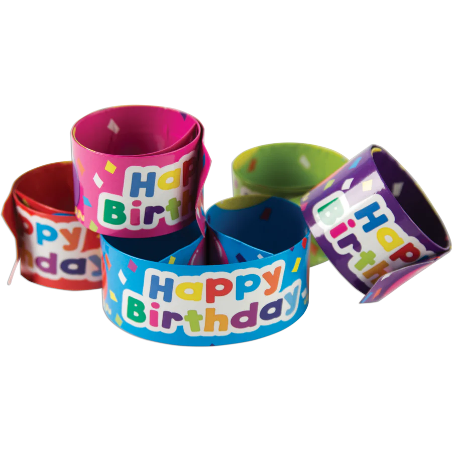 Happy Birthday Balloons Slap Bracelets - Image 2