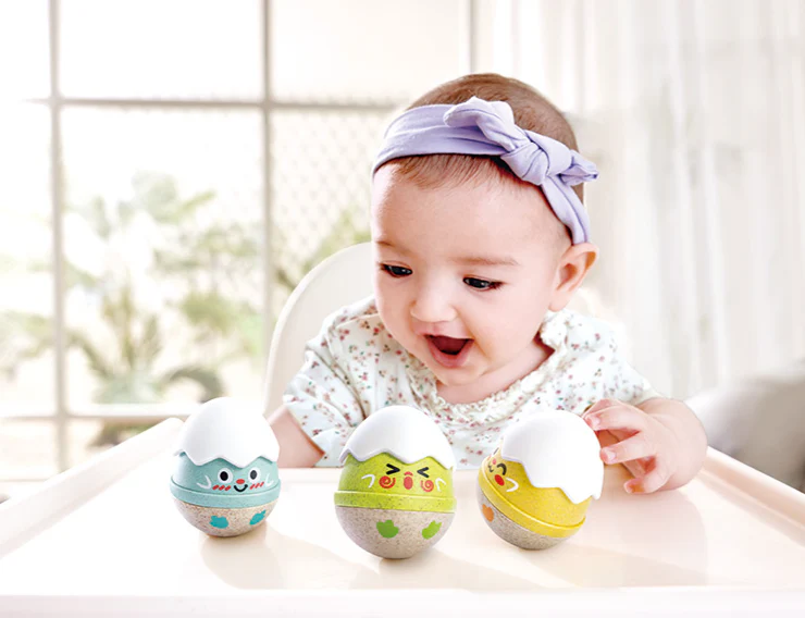 Happy Hatchlings Wobble Rattles by Hape - Image 4