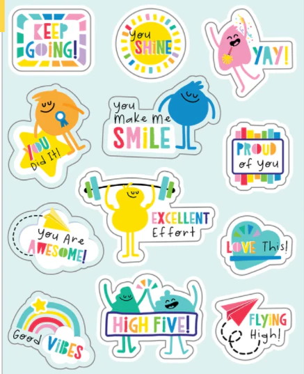 Happy Place Motivational Stickers