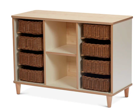 Home From Home Shallow Basket Tray Storage