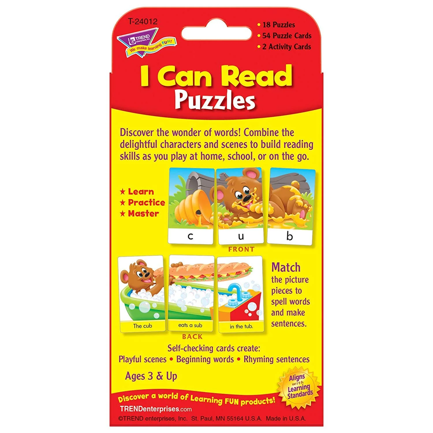 I Can Read Puzzles Challenge Cards - Image 3