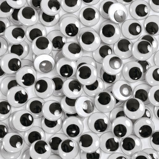 Jumbo 22Mm Black Wiggly Eyes 300 pcs - Image 2