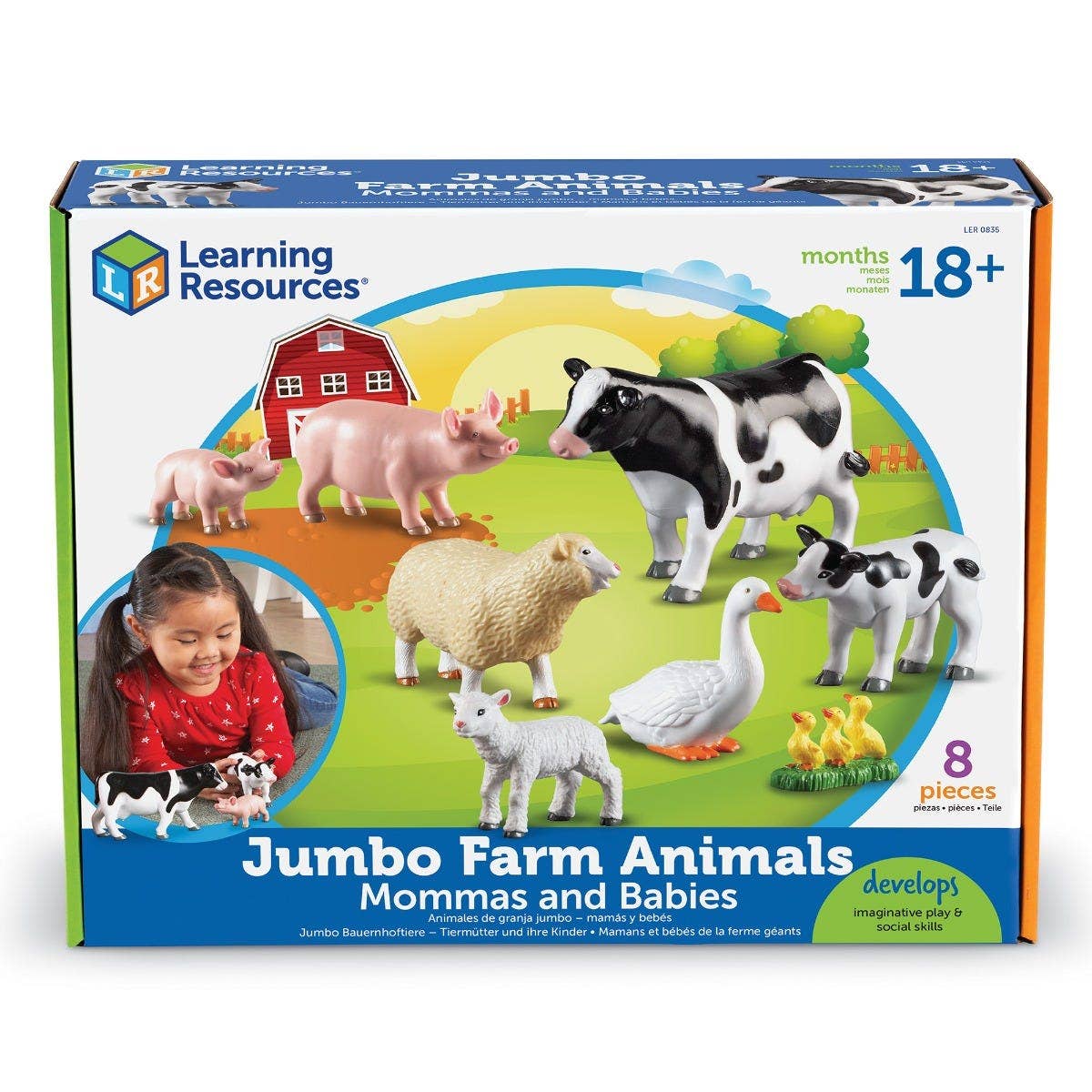 Jumbo Farm Animals Mommas & Babies - Image 2