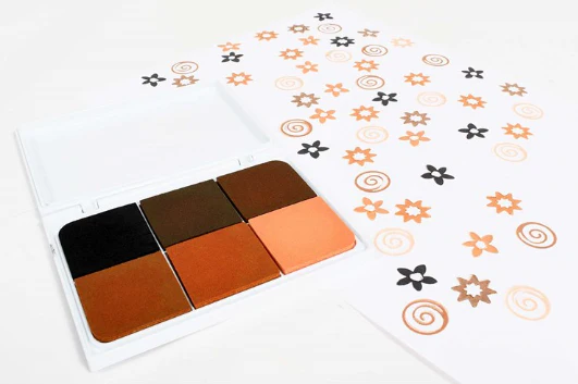 Jumbo Washable Stamp Pad 6-in-1 Skin Tones - Image 3