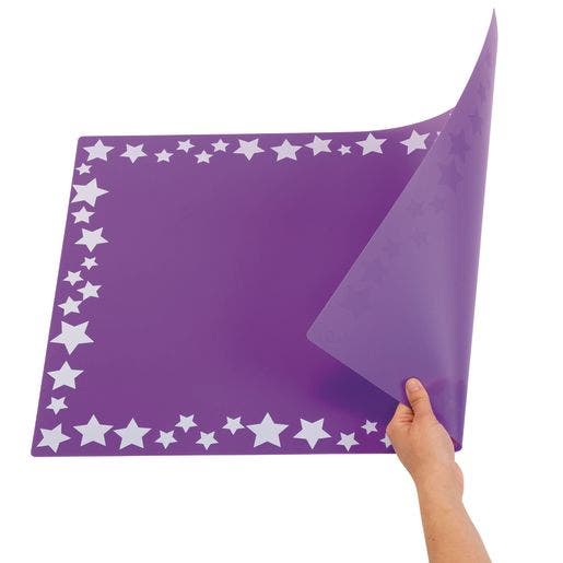 Keep it Clean Plastic Art Mats Set of 6 - Image 3