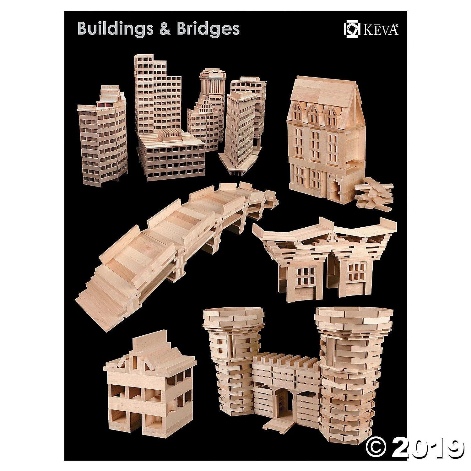 KEVA Maple Plank Set by Mindware - Image 6