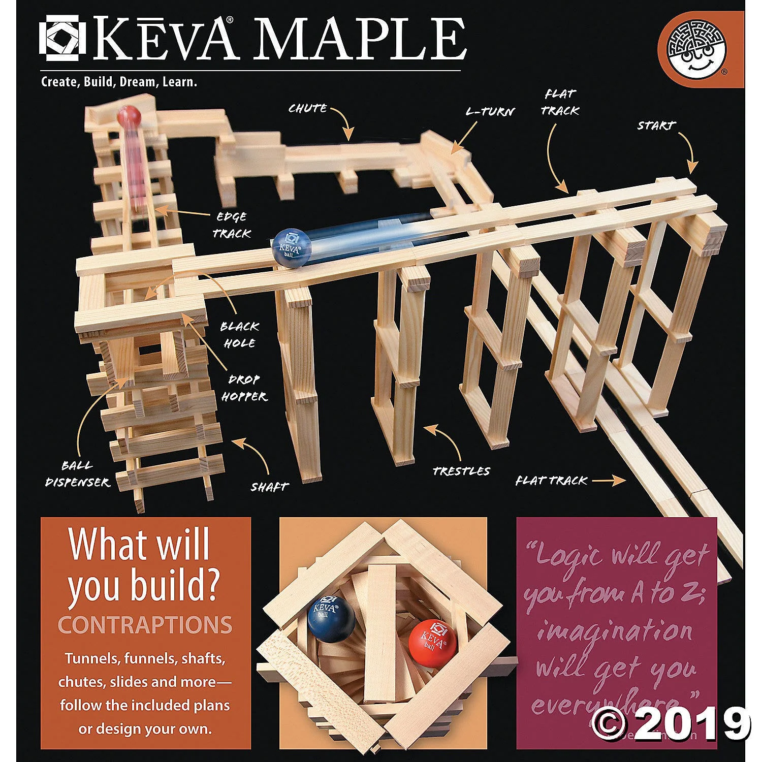 KEVA Maple Plank Set by Mindware - Image 8