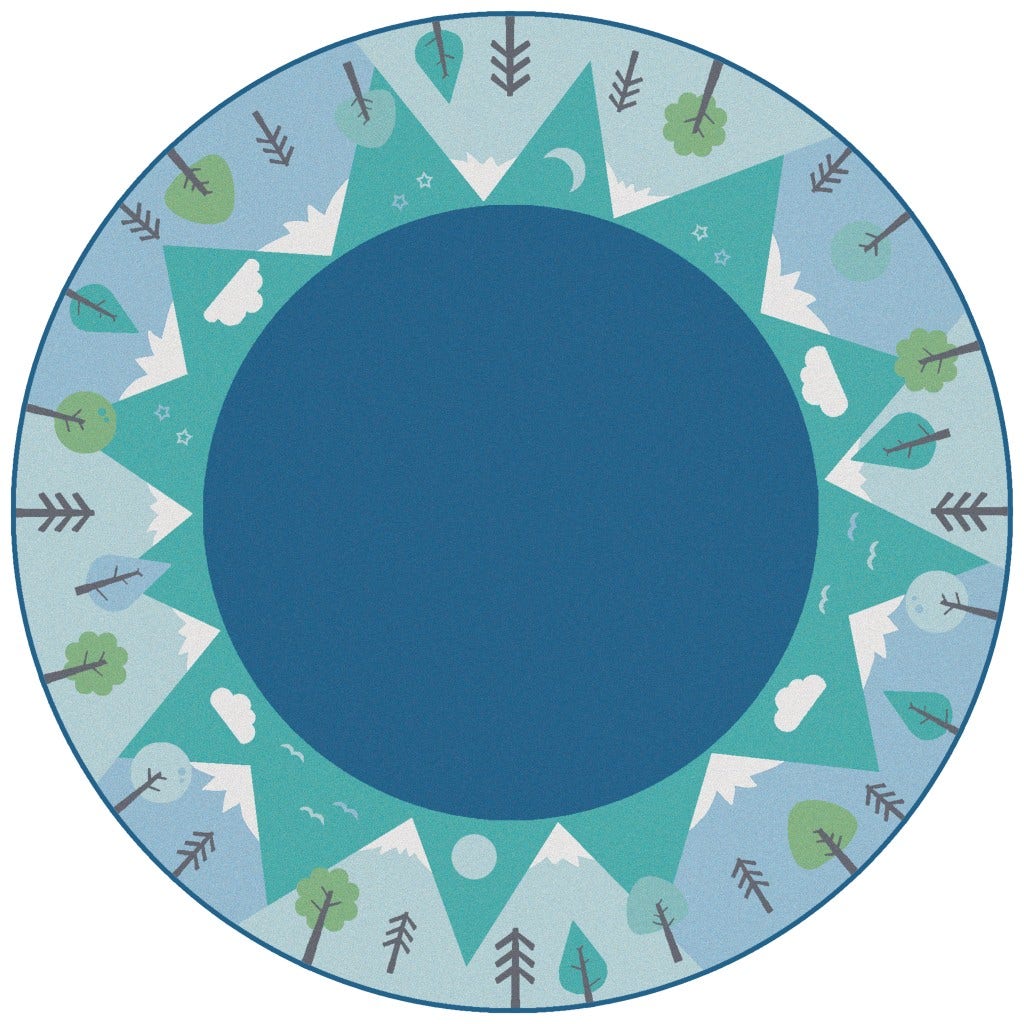 KIDSoft Tranquil Mountain Carpet