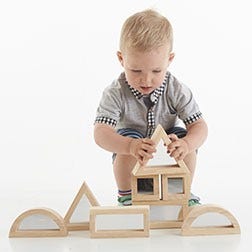 Large Mirror Blocks set of 8 - Image 3