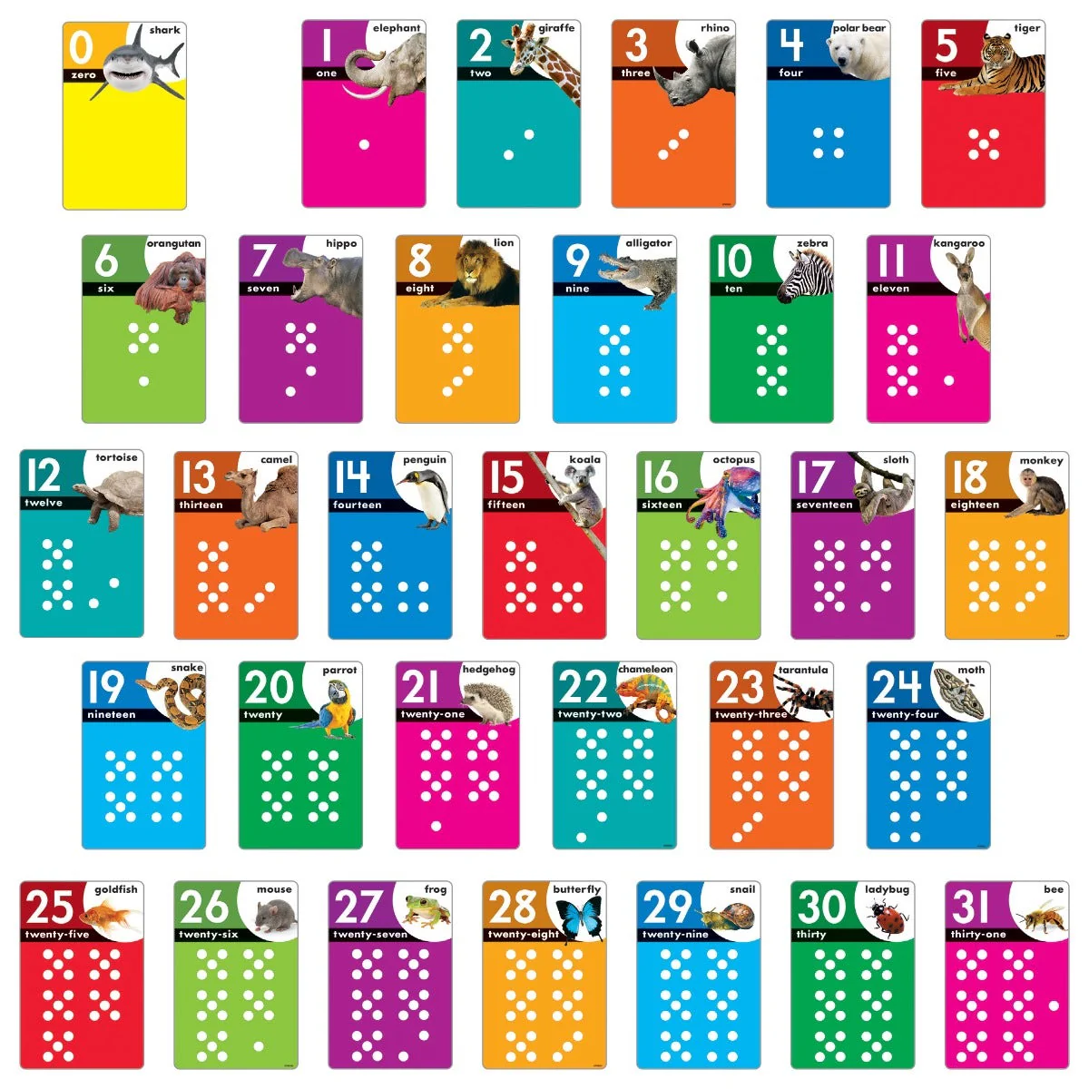 Lets Count Animals 0-31 Learning Set - Image 2