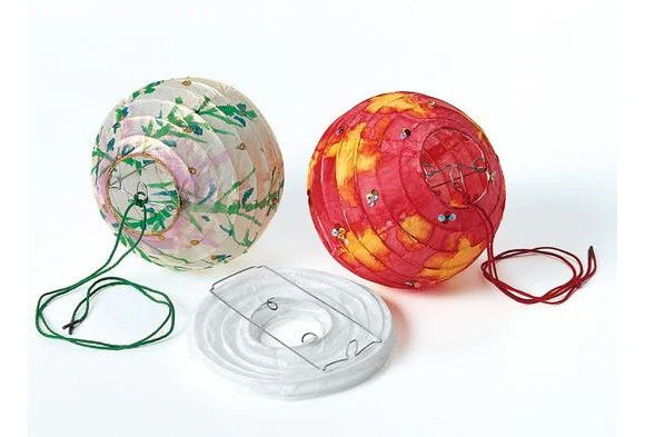 Liquid Watercolor Lanterns Set of 12 - Image 2