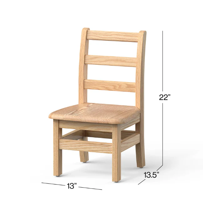 Little Scholars Ladderback Chairs 2 Pack - Image 8
