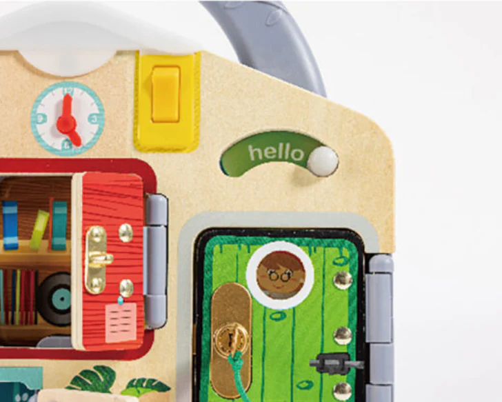 Lock & Learn Playboard by Hape - Image 3