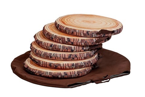 Log Seat Pads with Bag