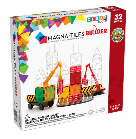 Magna-Tiles Builder 32 Piece Set - Image 5