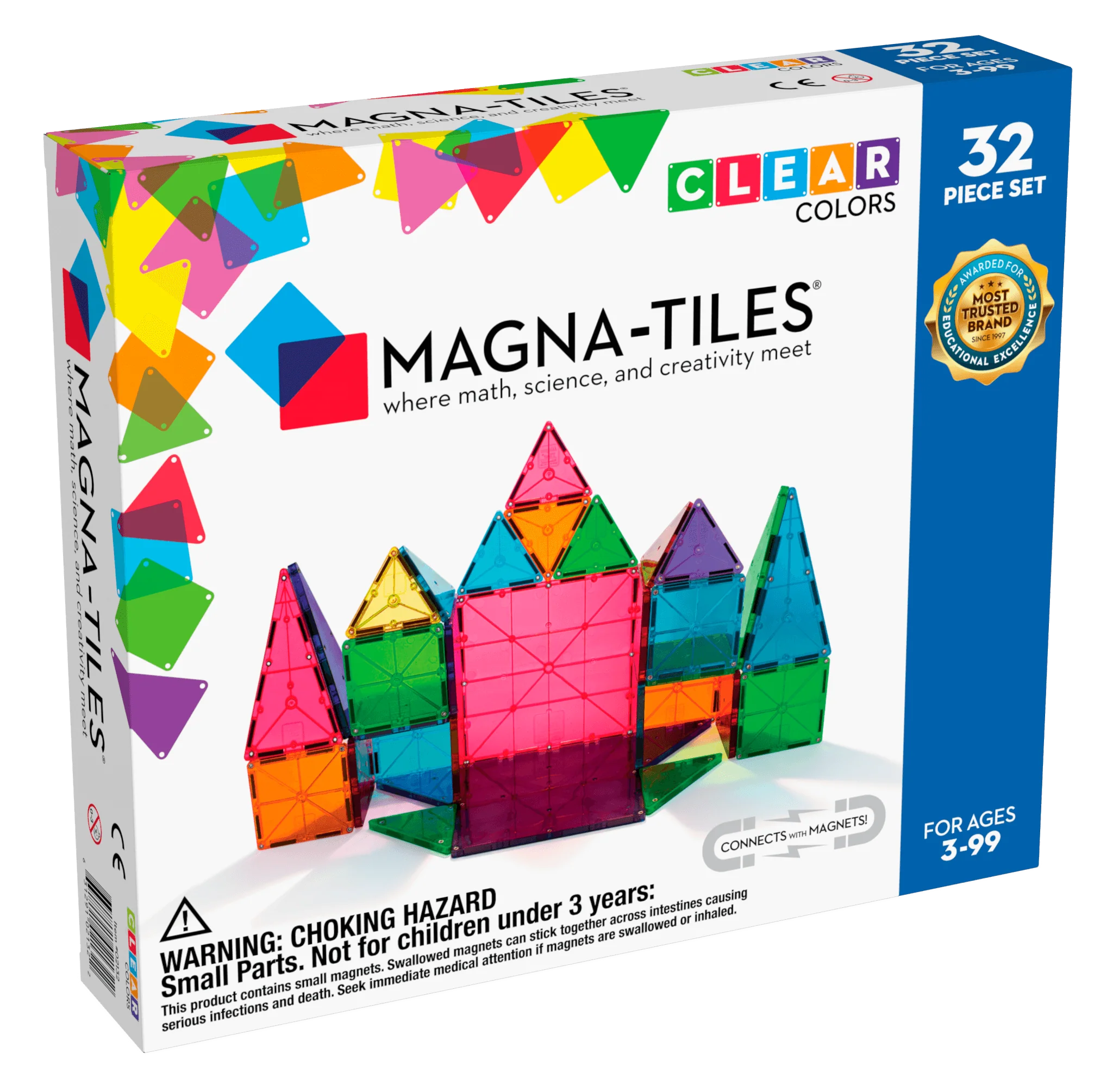 Magna-Tiles Clear Colours