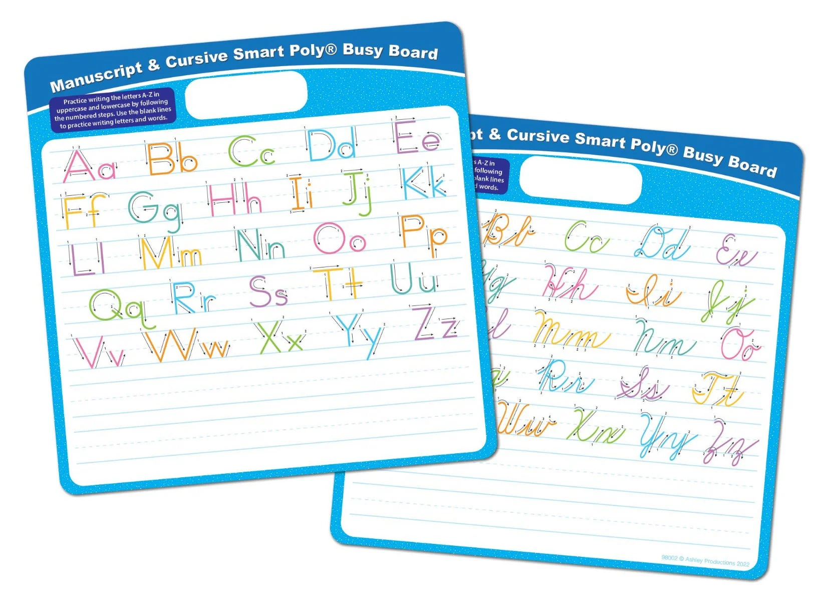 Manuscript CursiveSmart Poly Educational Activity Busy Board