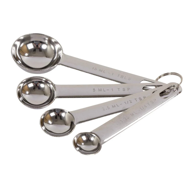 Measuring Spoon Set Stainless Steel 4 pc