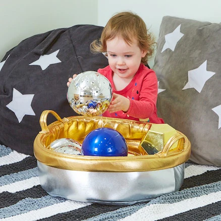 Metallic Collection Basket - Image 3