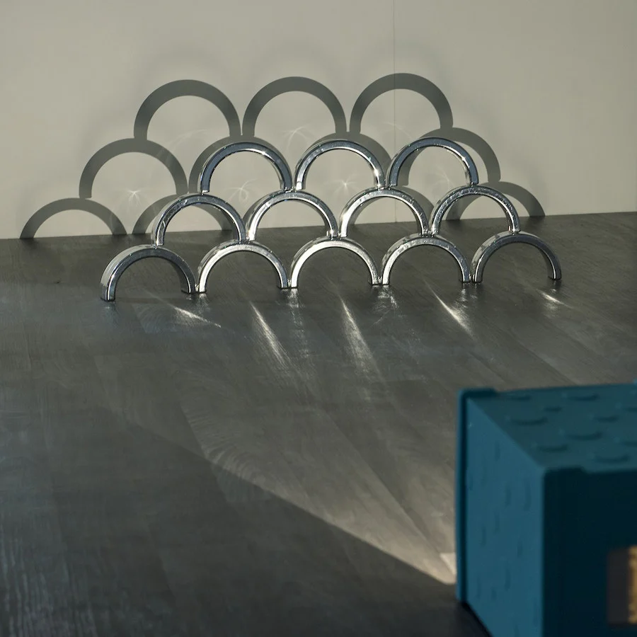 Metallic Silver Stacking Arches 12pk - Image 4