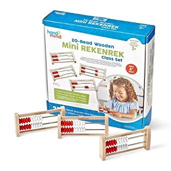 Mini 20-Bead Rekenrek Set of 25