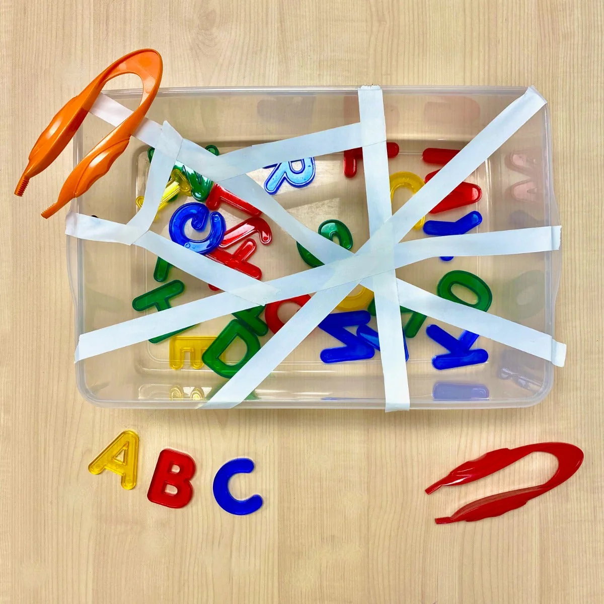 Mini Jars Transparent Letters and Number Set - Image 5